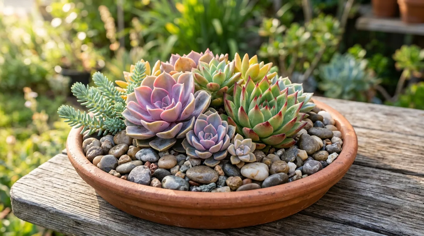 Rocks for Stability and Clean Finish